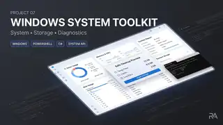 صورة مشروع Windows System Toolkit
